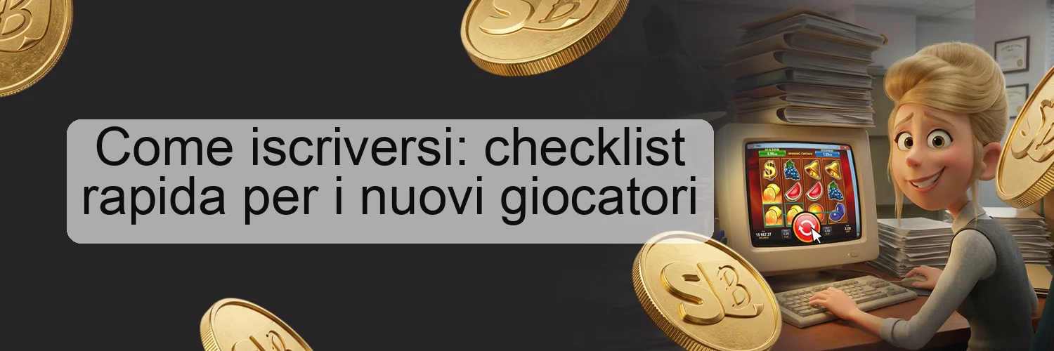 Come iscriversi: checklist rapida per i nuovi giocatori Come iscriversi: checklist rapida per i nuovi giocatori