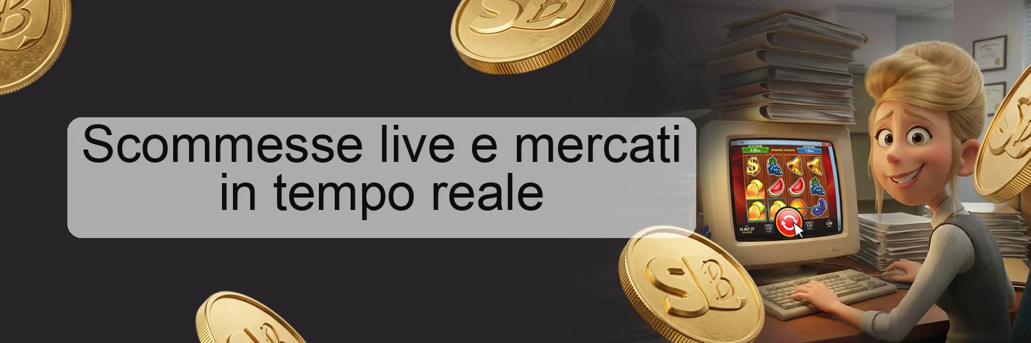 Scommesse live e mercati in tempo reale Scommesse live e mercati in tempo reale